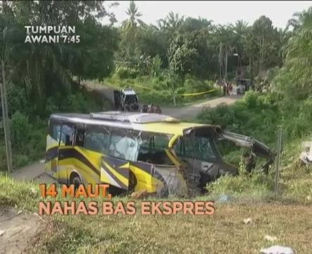 Tumpuan AWANI 7:45: 14 maut, nahas bas ekspres & resolusi PBB kecam Israel