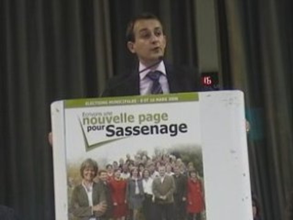 Meeting Municipales Sassenage 2008- Chantal Duranton