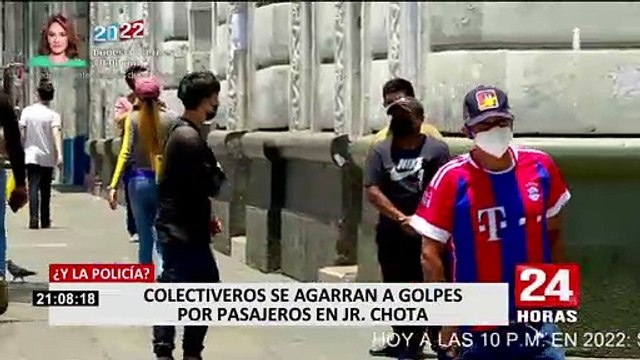 Cercado de Lima: Colectivos informales se apoderan del jirón Chota