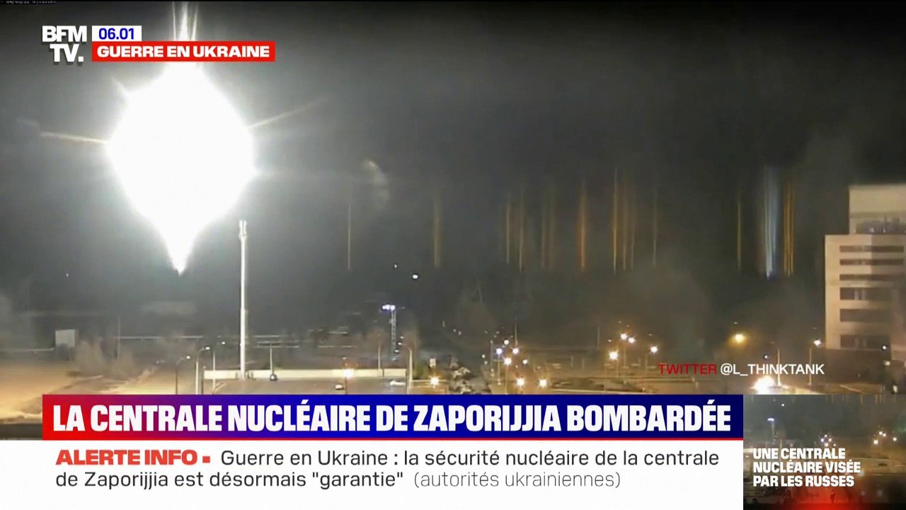 Guerre en Ukraine: la centrale nucléaire de Zaporijjia bombardée par l'armée russe, provoquant un incendie