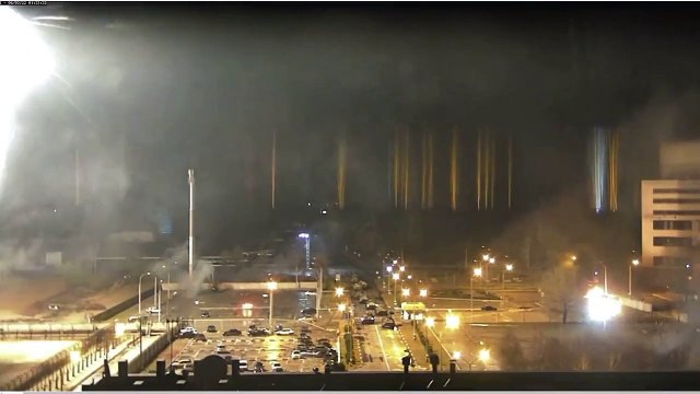 Guerre en Ukraine - La plus grande centrale atomique d'Europe, Zaporijjia, située dans le centre de l'Ukraine, a été touchée cette nuit par des frappes de l'armée russe