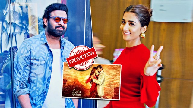 Prabhas Appears In Dashing Style At Radhe Shyam Promotions