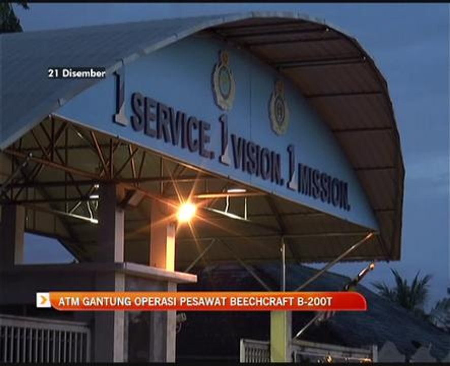 ATM gantung operasi pesawat Beechcraft B-200T