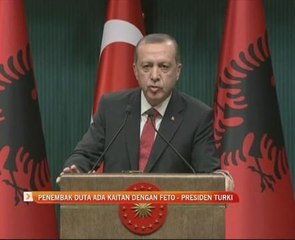 Penembak duta Rusia ada kaitan dengan FETO - Presiden Turki