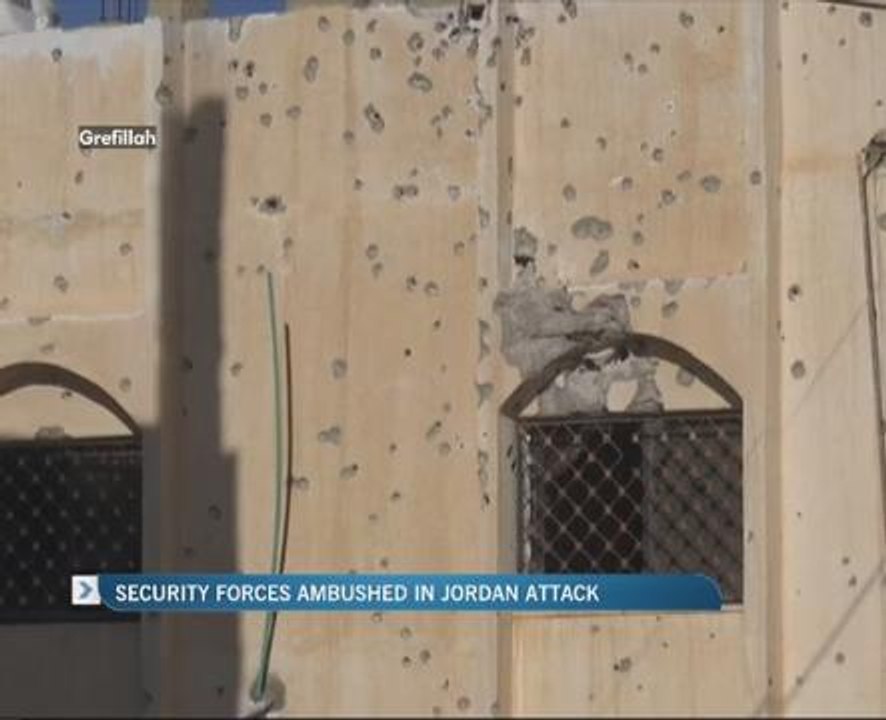 Security forces ambushed in Jordan attack