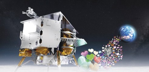 دبي تعلن عن أول عمل فني على سطح القمر!