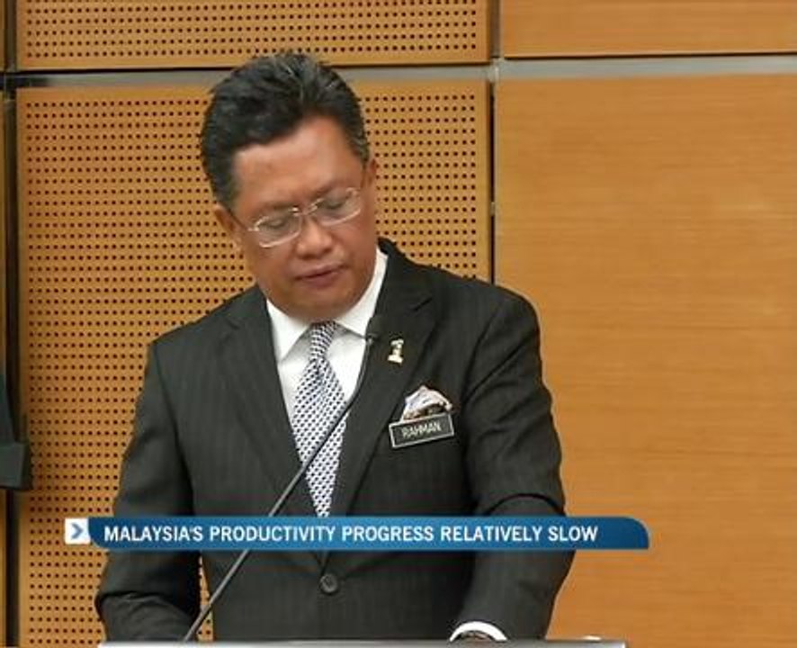 Malaysia's productivity progress relatively slow