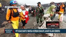 TNI-Polri Bantu Akses Keluar Masuk Warga Terdampak Banjir Lahar Hujan Semeru