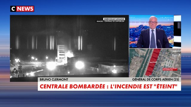 «Si une de nos centrales nucléaires explose, c'est la fin de l'Europe» prévient Zelensky, le Général Bruno Clermont temporise