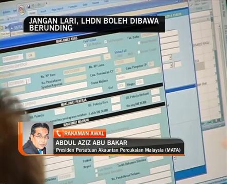 Jangan lari, LHDN boleh dibawa berunding