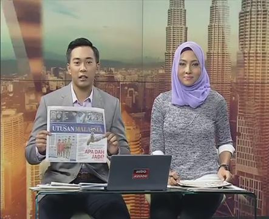 Buletin AWANI pagi: Rangkuman muka depan akhbar...