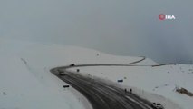 Erzincan’a kış geri döndü