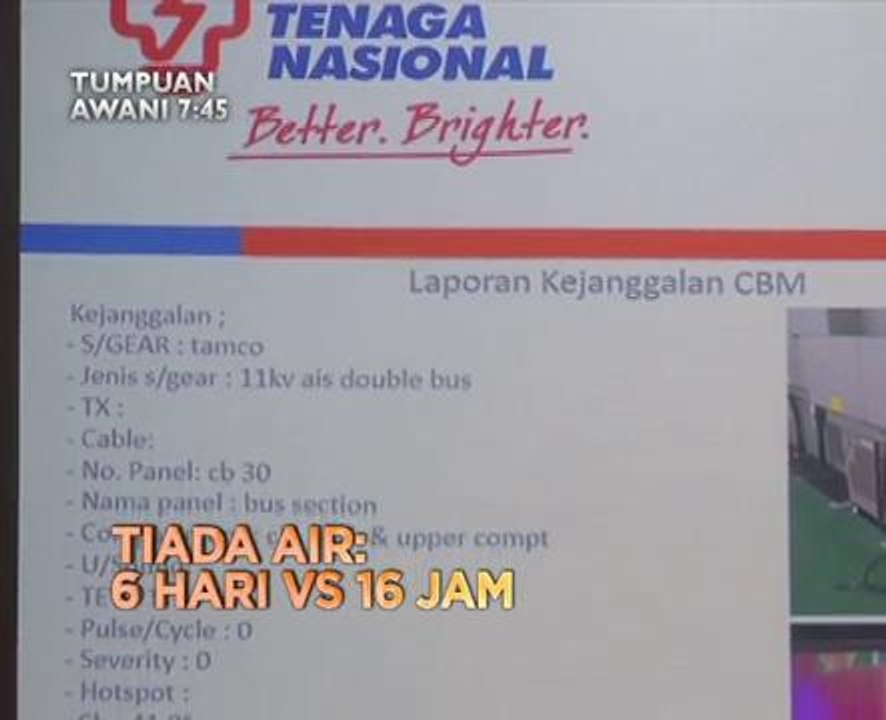 AWANI 7:45 malam ini: Tiada air: 6 hari vs 16 jam dan di sebalik 'biskut berasap'