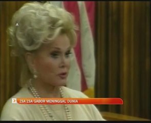 Zsa Zsa Gabor meninggal dunia