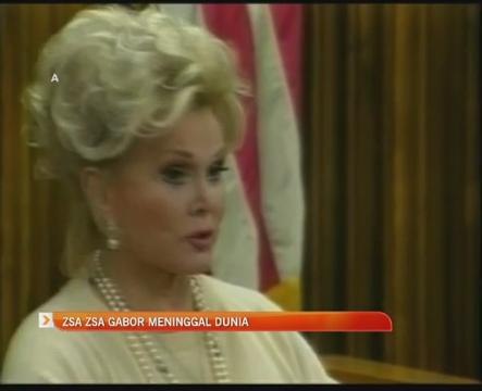Zsa Zsa Gabor meninggal dunia