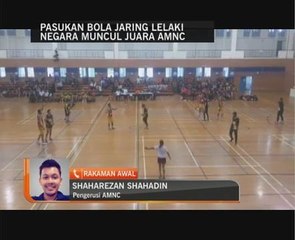 Pasukan bola jaring lelaki negara muncul juara AMNC