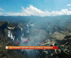 Lagi pesawat tentera udara Indonesia terhempas