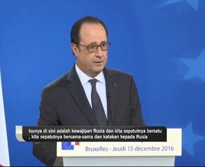 Perancis mahu lebih tekanan kepada Rusia