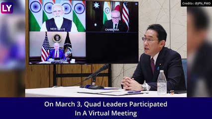 Download Video: Quad Meets On Ukraine: PM Modi Stresses On Diplomacy, Joe Biden On Russia's Aggression