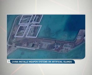 China installs weapon systems