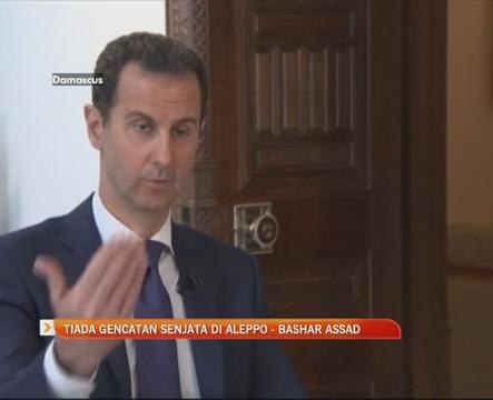Tiada gencatan senjata di Aleppo - Bashar Assad