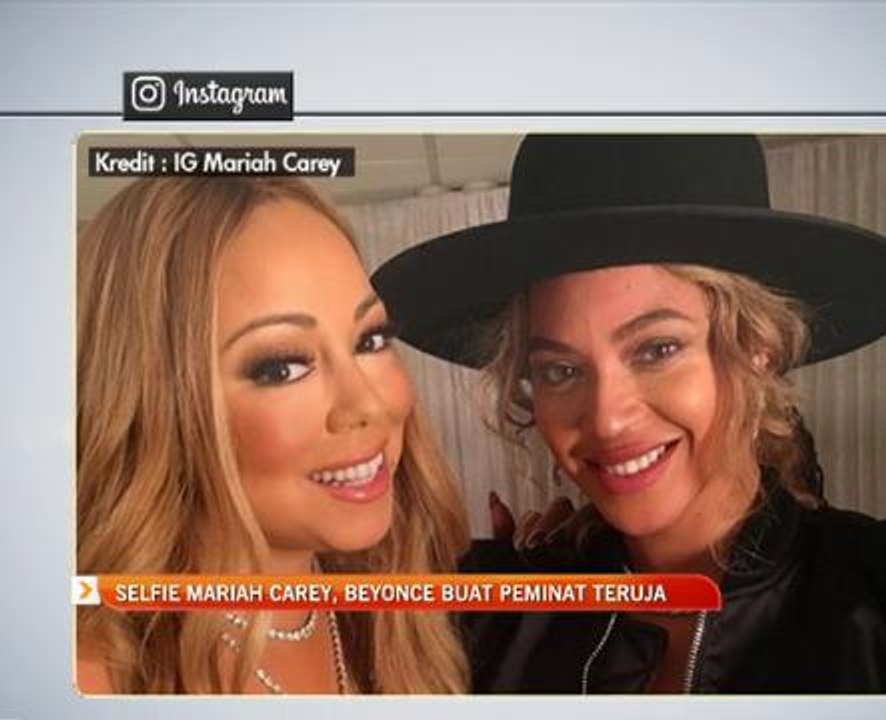 Selfie Mariah Carey, Beyonce buat peminat teruja