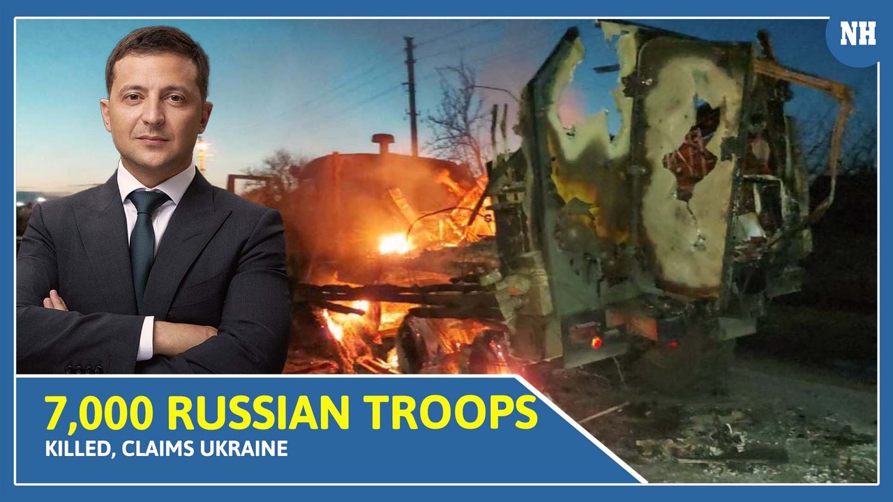7,000 Russian troops killed, claims Ukraine; Russia denies, says only 498