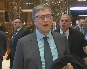 Bill Gates meets with US President-elect Trump