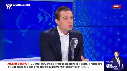 Qualifier Vladimir Poutine de dictateur ? "C'est irresponsable", selon Jordan Bardella
