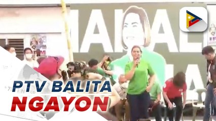 #PTVBalitaNgayon | Mayor Sara Duterte, nangampanya sa Navotas City