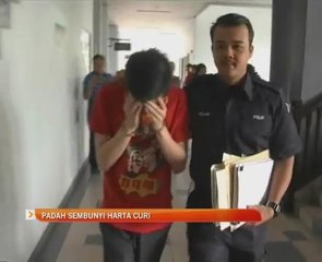 Padah sembunyi harta curi