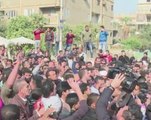 Egyptian Copts gather to mourn victims of bomb blast