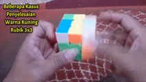 Ada Beberapa Kasus Penyelesaian Warna Kuning Rubik 3x3