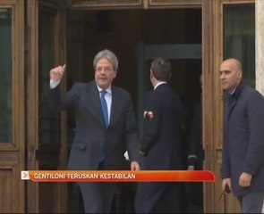 Paolo Gentiloni teruskan kestablian Itali