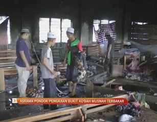 Asrama Pondok Pengajian Bukit Ko'bah musnah terbakar