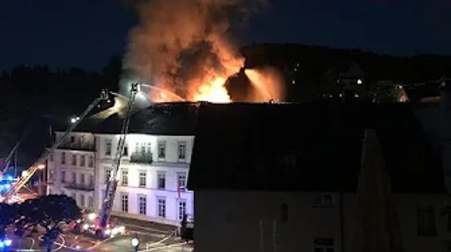 Allemagne: Voici le lourd bilan des dégâts de l'incendie de l'hôtel de luxe de Baden-Baden.