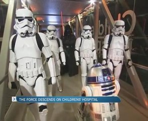 The Force descends on childrens' hospital
