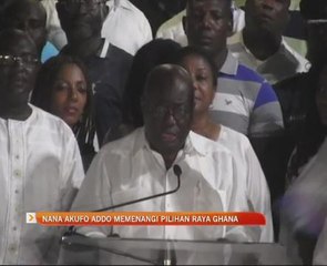 Nana Akufo Addo memenangi Pilihan Raya Ghana