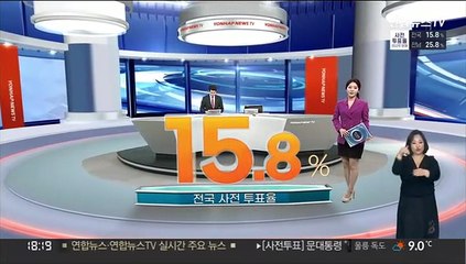 [이시각 투표상황] 오후 5시 사전투표율 15.84%…지난 대선보다 5.24%p↑