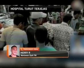 Hospital antara banggunan terjejas gempa bumi
