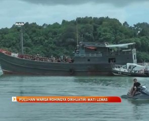 Puluhan warga Rohingya dikhuatiri mati lemas