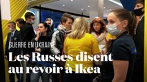 Les Russes se ruent dans les magasins Ikea avant la fermeture