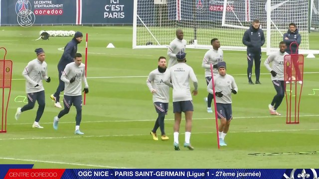 Replay : 15 minutes d'entraînement en live avant OGC Nice - Paris Saint-Germain