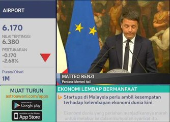 Kalah pungutan suara, PM Itali letak jawatan