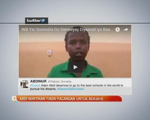 Guled Adan Abdi  buktikan tiada halangan untuk berjaya