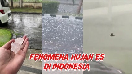 Fakta-fakta Fenomena Hujan Es yang baru saja Terjadi di Indonesia