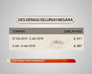 Kes denggi terus meningkat