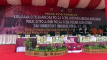 Polda Aceh Berhasil Gagalkan Peredaran Narkoba Jaringan Internasional