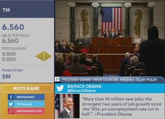 Presiden Barack Obama yakin ekonomi Amerika telah pulih