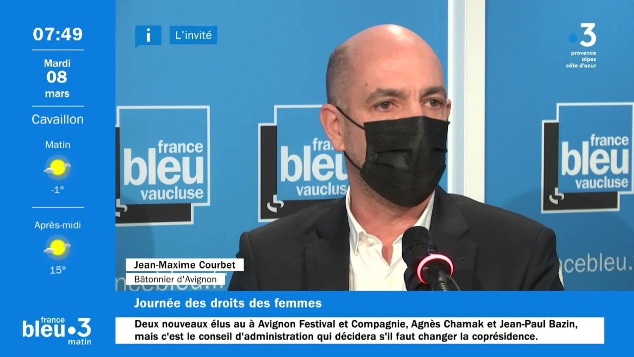Jean-Maxime Courbet, invité de France Bleu Vaucluse